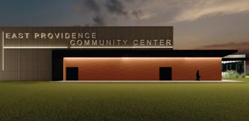 The proposed East Providence Community Center exterior as envisioned.