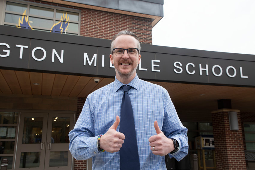 Dr. Andrew Anderson, the principal of Barrington Middle School, has been selected as a New England League of Middle Schools A+ Administrator.