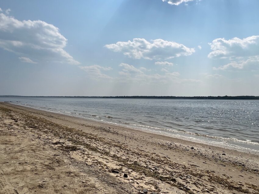 A look out towards Narragansett Bay from Bullocks Point in May of 2023.