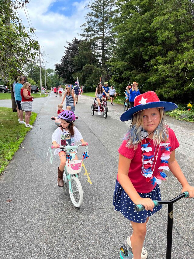 The Fourth of July parade rolls down Adelaide Avenue.
