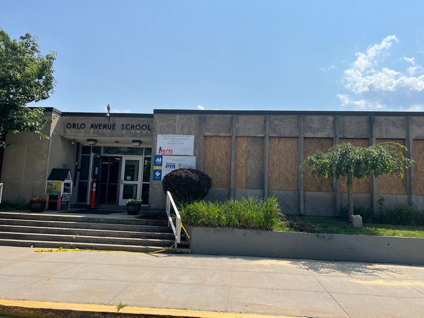 The window replacement project at Orlo Avenue Elementary School started the week of June 26.