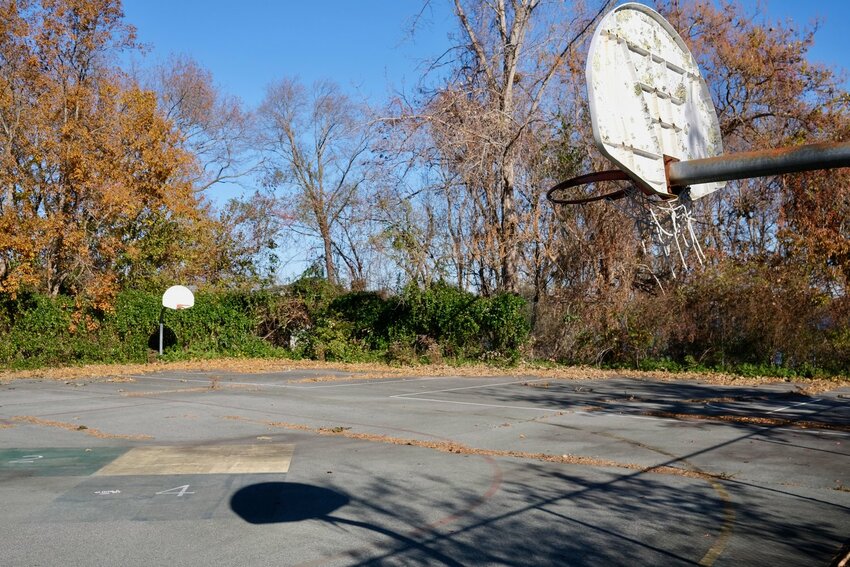 The Parks, Recreation and Open Space Master Plan recommends that the town develop five courts for pickleball, the facilities for which don&rsquo;t currently exist. These abandoned basketball courts at Elmhurst Park were first targeted for a pickleball complex in 2021, but the town failed to win a matching state recreation development grant to make it happen.