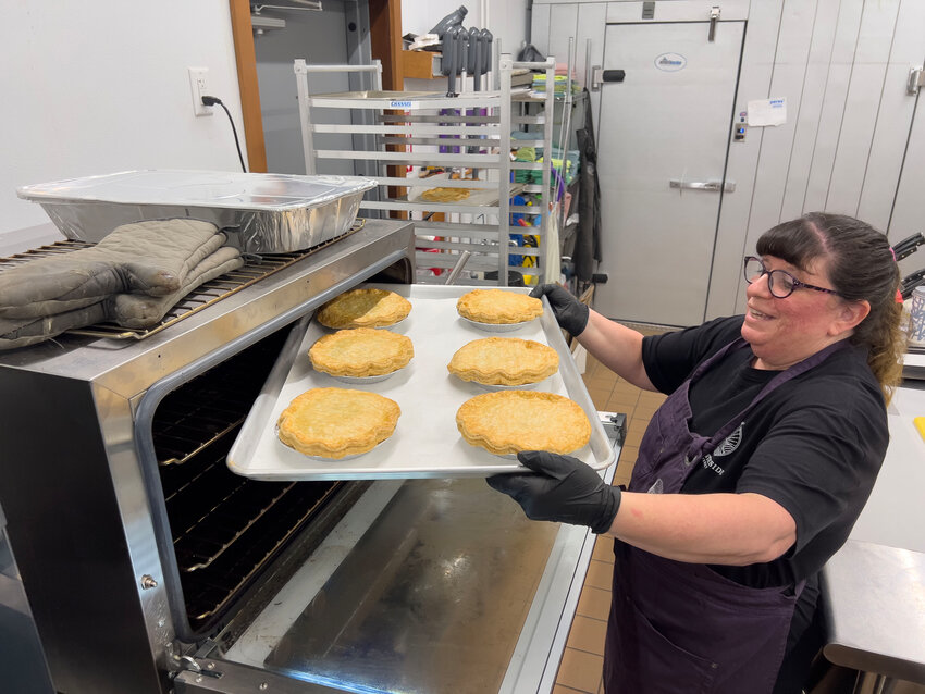 Owner Lisa McClarren works in the kitchen, as she&rsquo;s done since opening last summer.