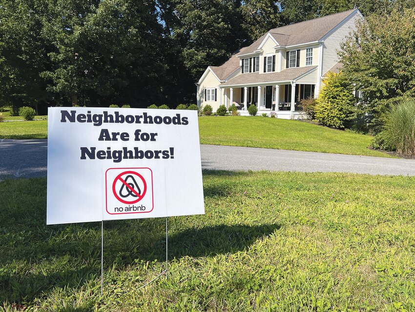 Though they have always been technically illegal in Westport, the only Short Term Rental (STR) properties that have been called out by the town to date are those that have been problematic &mdash; like this home on Spinnaker Way, whose owners were served cease and desist orders last year after neighbors complained.