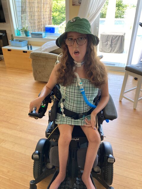 Ellary Kinnane, 15, of Portsmouth, lives with Nemaline Myopathy, a rare neuromuscular disorder that causes muscle weakness of varying severity throughout her body. An Oktoberfest event at Sunset Cove on Sunday, Oct. 8, will raise funds toward finding treatments for the disorder.