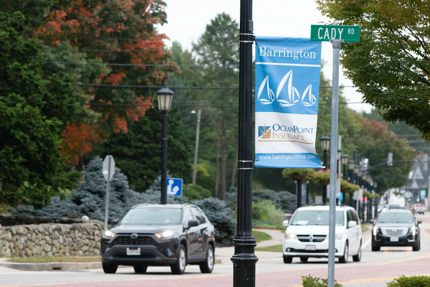 The Barrington Town Council is considering retiring the current banners located on the light poles downtown.