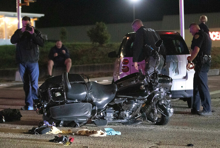 A collision between a Smart Car and a motorcycle near the corner of the Ocean State Job Lot plaza on Metacom Avenue occurred around 5:51 p.m. on Oct. 26. The extent of the motorcyclists injuries are unknown, but police said they weren&rsquo;t life threatening at this time.