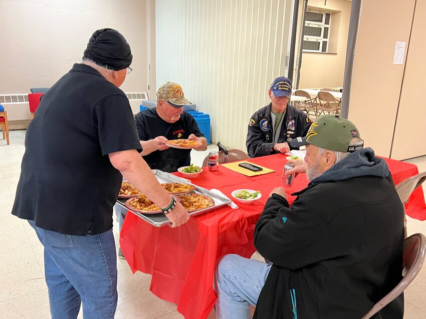 Veterans from around East Providence were treated to a pasta dinner as part of an appreciation event hosted by the City Council Thursday evening, Nov. 9.