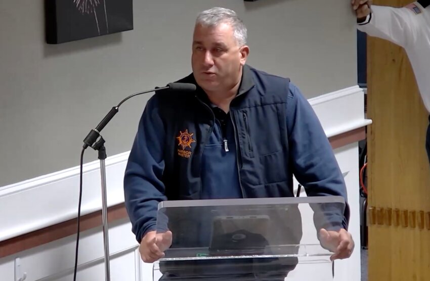 Harbormaster Gregg Marsili presented his proposal for increasing mooring and dockage fees for the 2024 season at the Nov. 1 Town Council meeting.