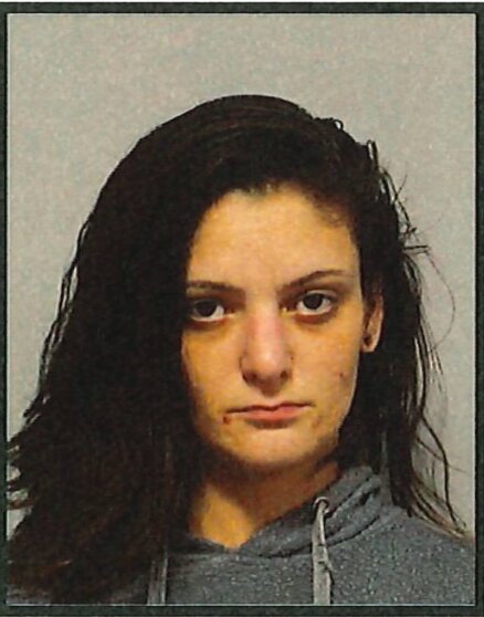 Portsmouth Police Department&rsquo;s booking photo of Samantha Carfora.