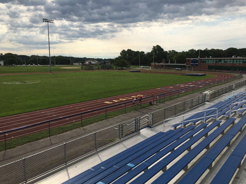 The BHS track coach told school officials that the track oval at the high school needs to be replaced.