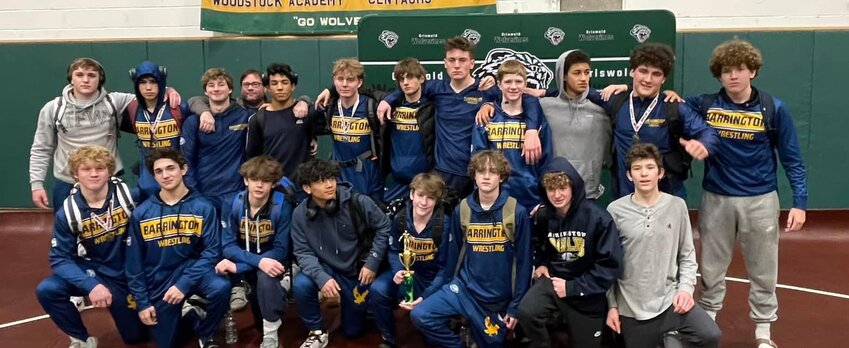 The Barrington High School wrestling team finished second at the Griswold (Conn.) Wrestling Tournament last weekend.