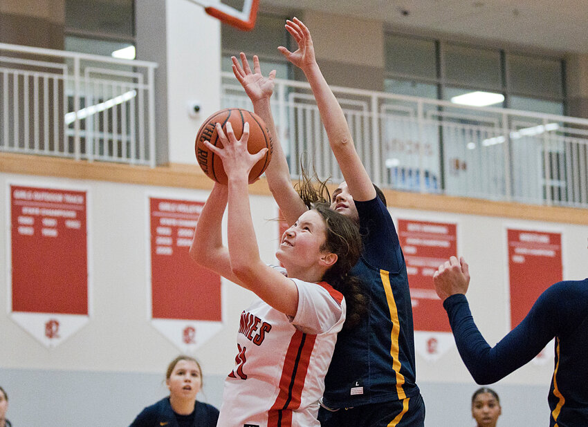 Audrey Bernard scored eight points and had five rebounds in East Providence's 47-44 victory over Rogers Tuesday night, Jan. 23, snapping a five-game losing skid.