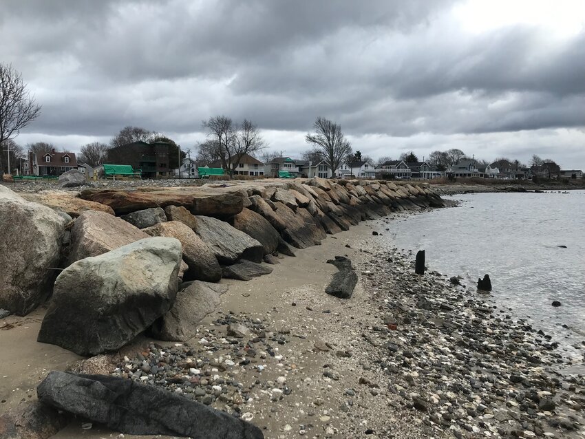 A grant from the Rhode Island Infrastructure Bank will help Barrington address coastal erosion at Latham Park.