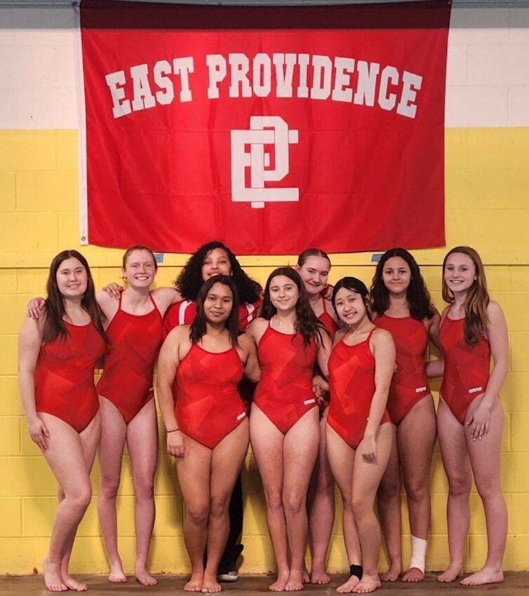 The EPHS girls' swim team won the 2023-24 Division IV regular season dual meet title, going 6-0.