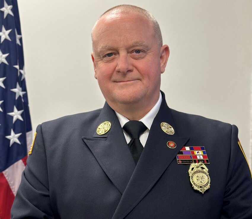 New East Providence Fire Department Chief Michael P. Carey