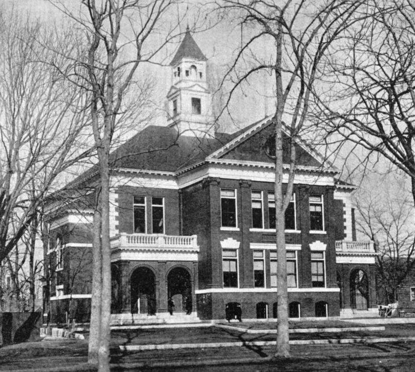 The Oliver School, photographed in 1902, a year after its dedication.