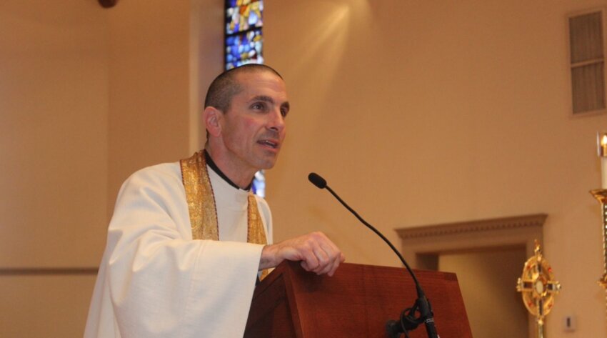 Bishop-elect James Ruggieri, a Barrington native, will be consecrated and installed as the 13th bishop of Portland in a Mass on May 7.
