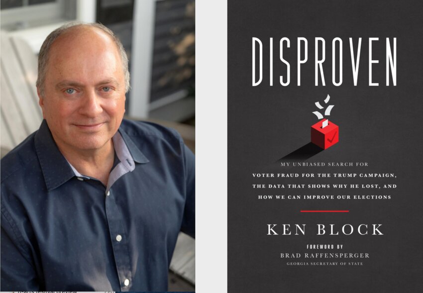 Barrington resident and data specialist Ken Block will discuss his book, &ldquo;Disproven,&rdquo; at two special events this month.