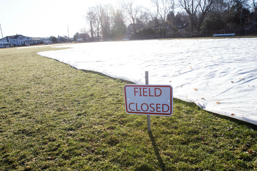Barrington School Committee member TJ Peck said it would be a loss for the community if the Town Council's proposed field improvements did not include upgrades at Barrington High School. Pictured here is the library field at BHS.