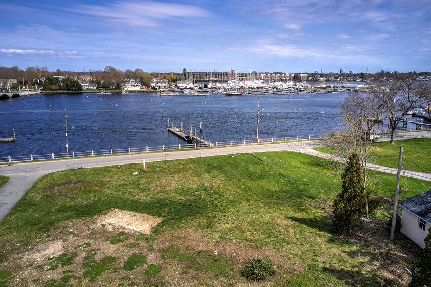 This piece of land on Mathewson Road sold recently for $1.15 million. It includes a deep-water dock.