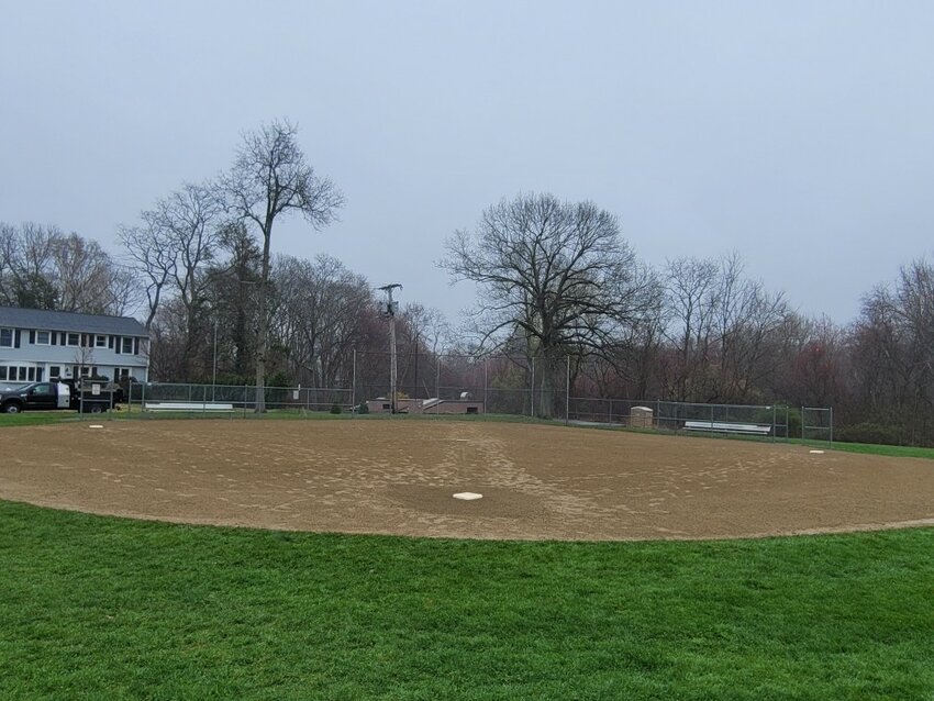 The Department of Public Works recently turned Bicknell Field into a softball diamond.