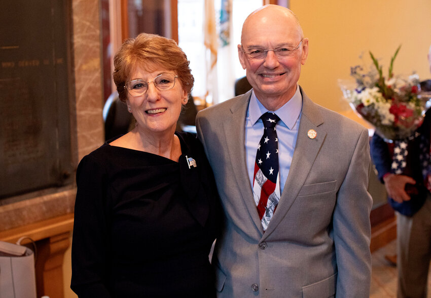 Patti and Rick Baccus were named the 2024 Chief Marshals for the 239th Fourth of July Celebration during a ceremony on Tuesday evening.