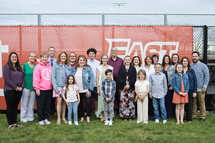 The 2024 EPLAC Recognition Awards and Wall of Fame recipients gathered at the 16th annual reception held Wednesday night, May 1, at East Providence High School.