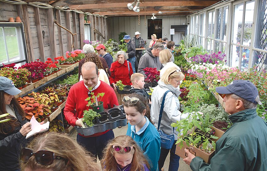 The annual plant sale at Green Animals Topiary Garden takes place over three days this weekend.