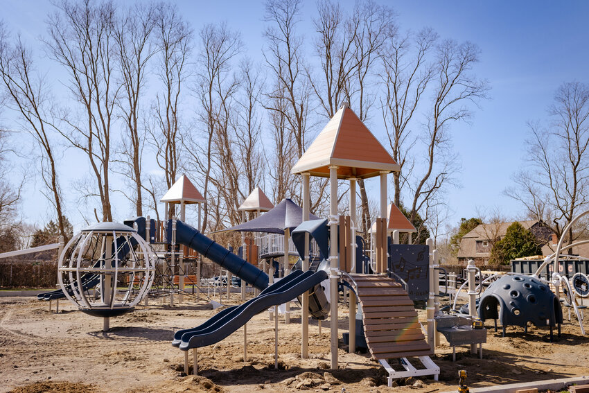 The new playground along Turnpike Avenue is making speedy progress and expected to open in grand fashion on Saturday, June 1