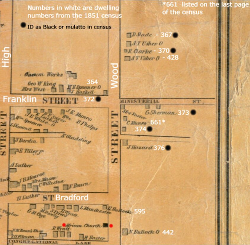 A map from the Norman Leventhal Collection helped identify residents previously unknown in the New Goree neighborhood.