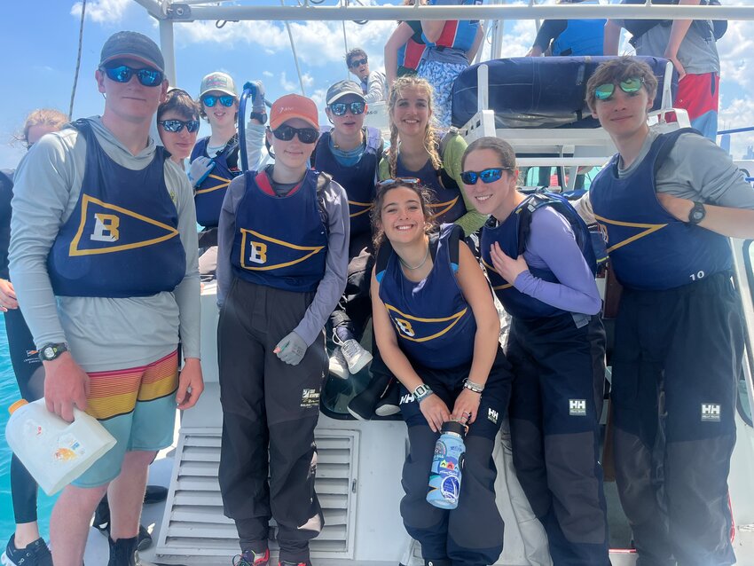 The Barrington High School sailing team finished seventh at the National Invitational Tournament in Chicago last weekend.