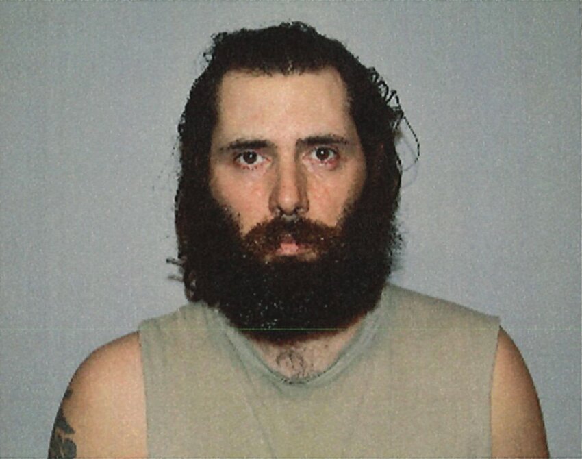 Stephen Farrea as he appeared in his police booking photo.
