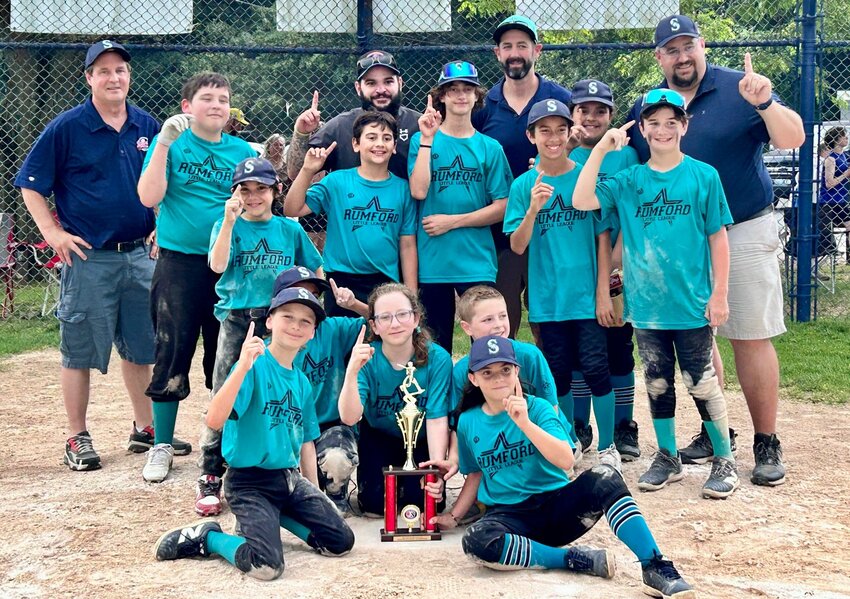 The undefeated Facility of Dreams Mariners captured the 2024 Big East Metro League Major Baseball Division championship Friday night, June 14, at the Kimberly Rock Complex in Rumford.