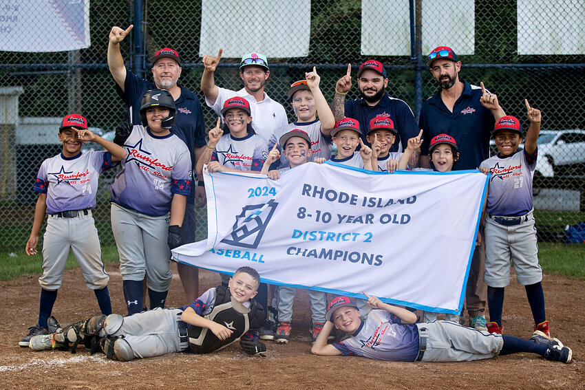 The Rumford 10U All-Stars captured the 2024 District 2 Little League Baseball Tournament title with a 5-4 win over Bristol-King Phillip Friday night, July 12.