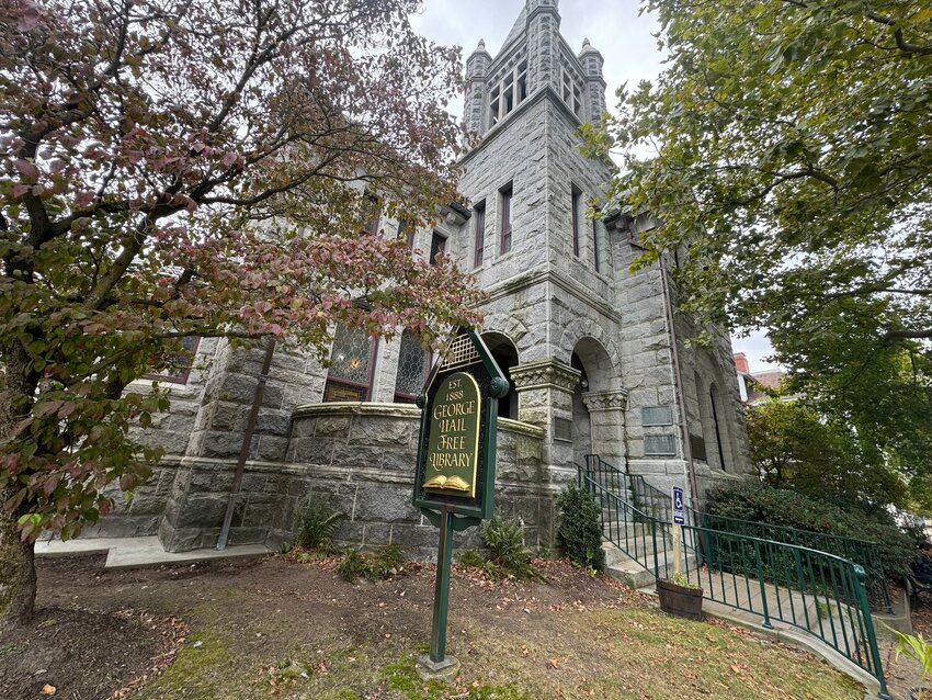 Several improvements, both inside and out, are being made to the George Hail Free Library building on Main Street.