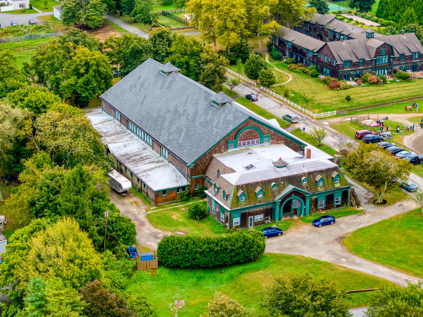 Sandy Point Farm, completed in 1902 and now sitting on 6.15 acres, goes to auction next month.