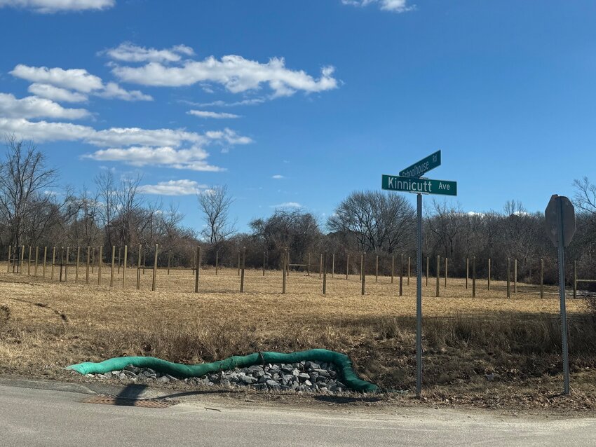 A view of the Warren Community Garden at the intersection of Schoolhouse Road and Kinnicutt Avenue.
