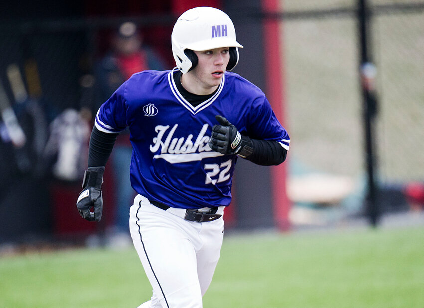 Trace Dubois drove in two runs and was the winning pitcher in relief as the Mt. Hope High School baseball club collected its first Division I win of 2025, 9-5 over host Pilgrim Wednesday, April 16.