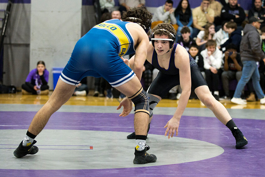 Mt. Hope's Anthony Lombardi picked up the 100th win of his high school career while competing at the national championships recently in Virginia.