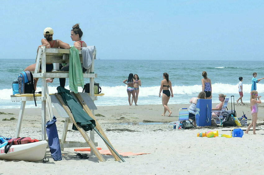 Lifeguard duty at Cherry and Webb beach will be fully staffed for the rest of the month.