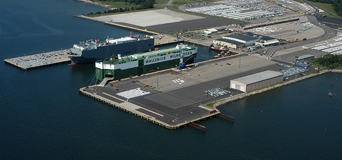 Davisville is now a top ten US port for car imports and is moving up the ranks fast.