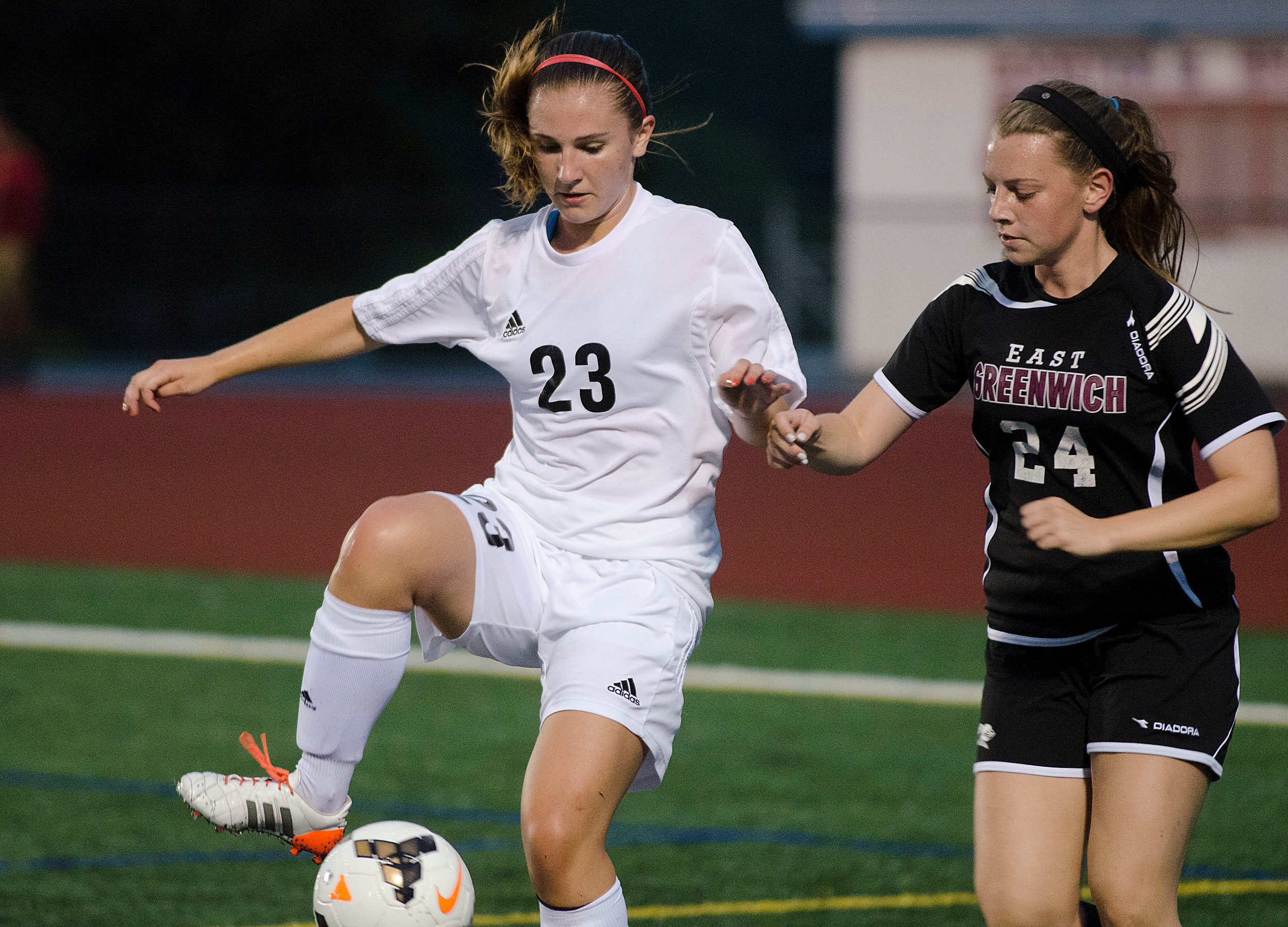 Portsmouth girls use their heads in edging East Greenwich, 3-2 ...