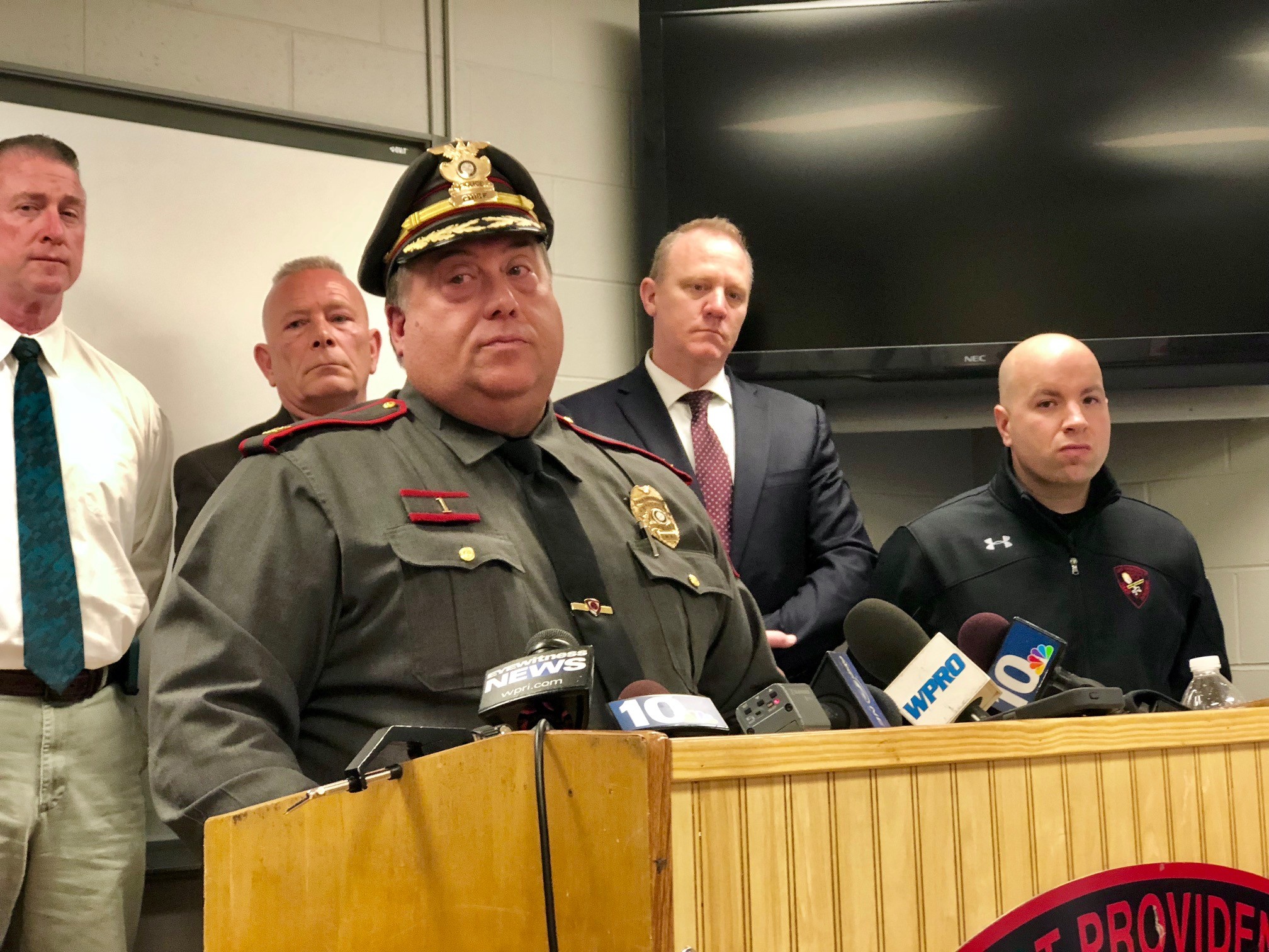 On Tuesday afternoon, East Providence Police Chief Christopher Parella said authorities are confident Mr. Morris is responsible for the death of Dr. Clive Bridgham.