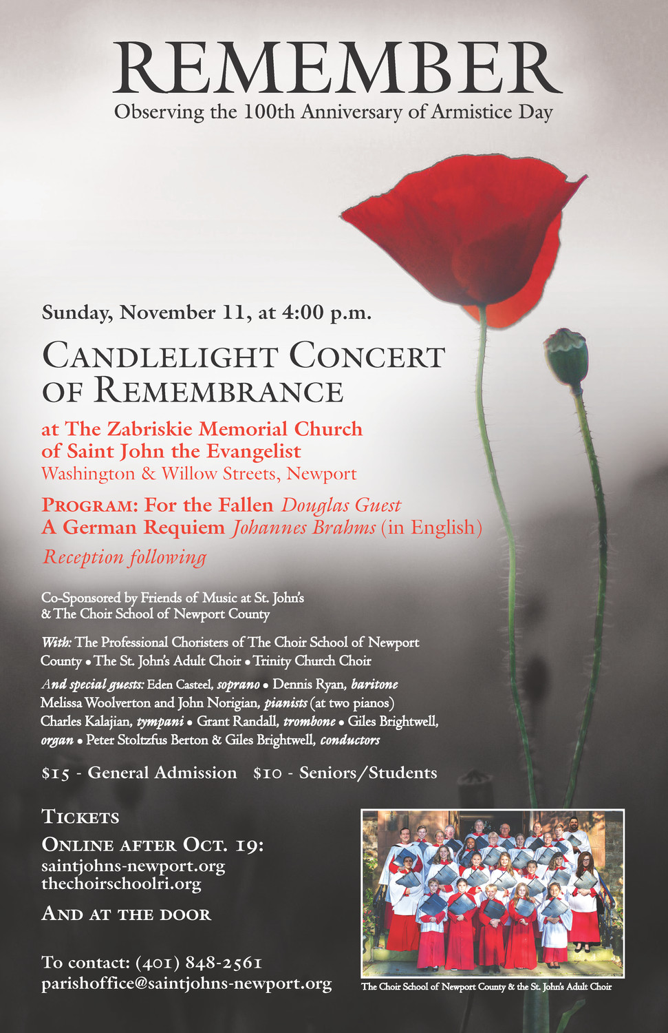 Candlelight Concert of Remembrance | EastBayRI.com - News, Opinion ...