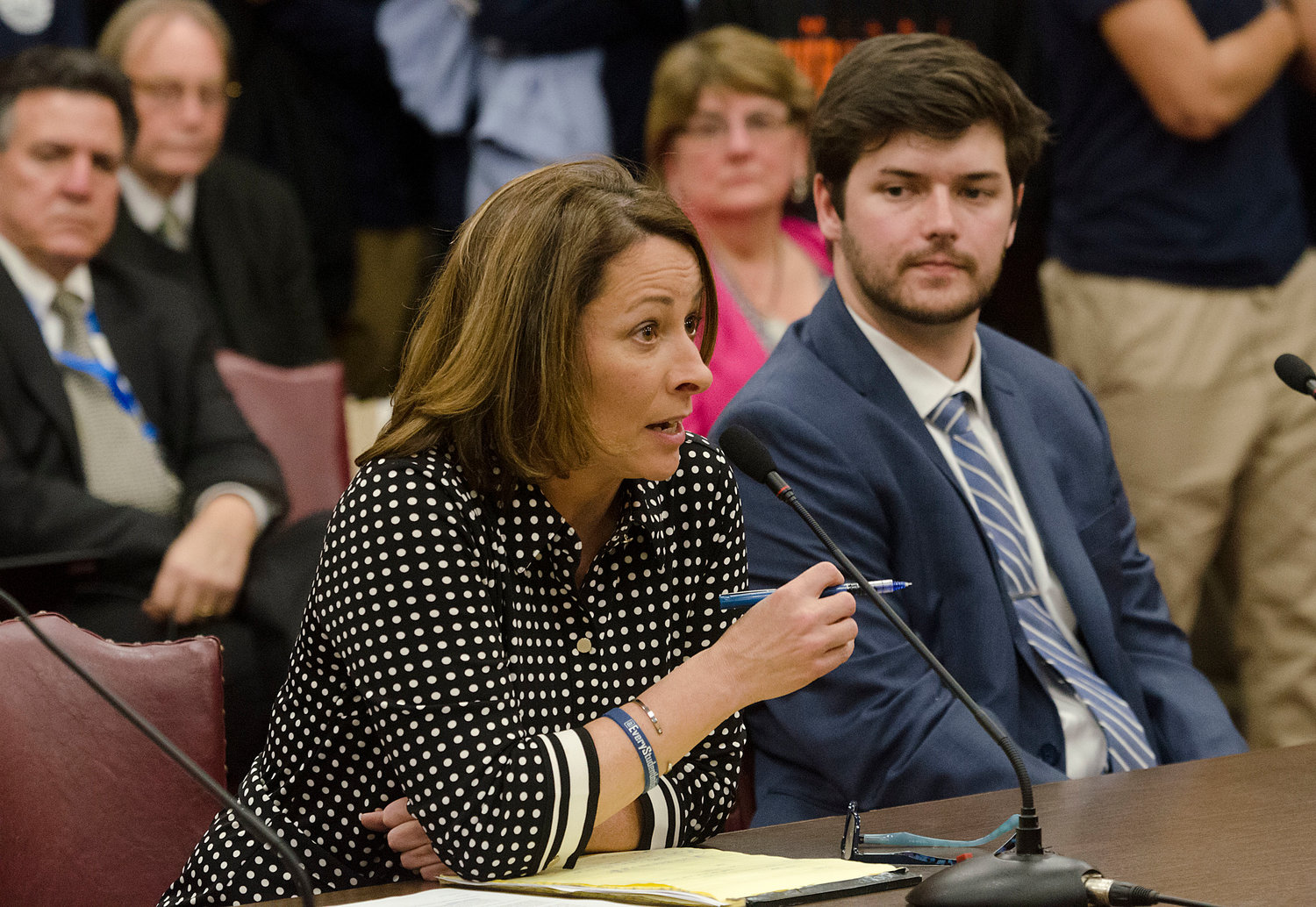 "Parents are partners and that needs to be institutionalized as well," testified Francine M. Roy, a parent of two boys that have been through the Portsmouth school system.