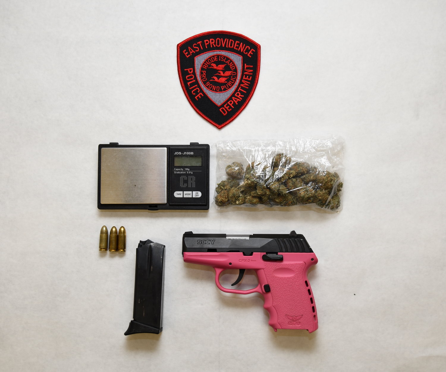 Contraband confiscated by the EPPD from Mr. Luna.