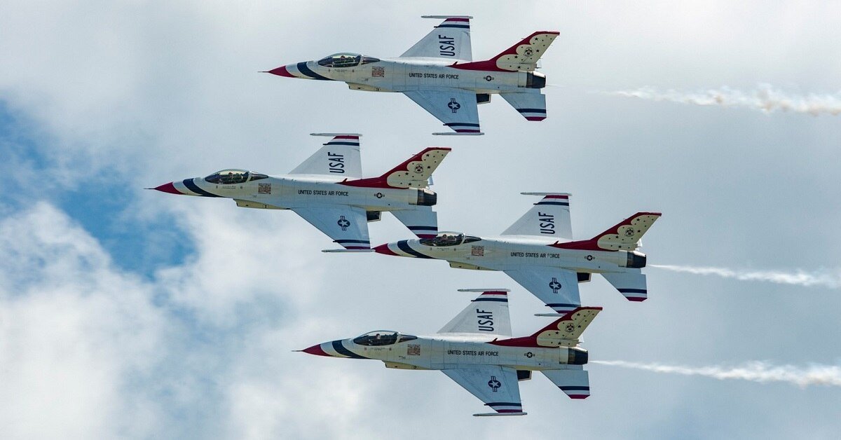 The United States Air Force Thunderbitds are the new headlining performers for the return of the National Guard Air Show in June 2020.