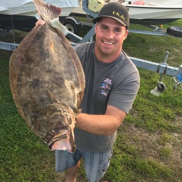 Championship Fluke Fishing: Ron Redrow of the El Nino Fishing Team.