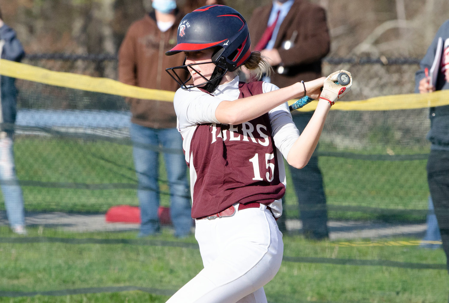 Mackenzie Kiley drove in three runs on two hits and scored two runs, to lead the Tiverton softball team over Davies, 11-1, during a home game on Tuesday afternoon.